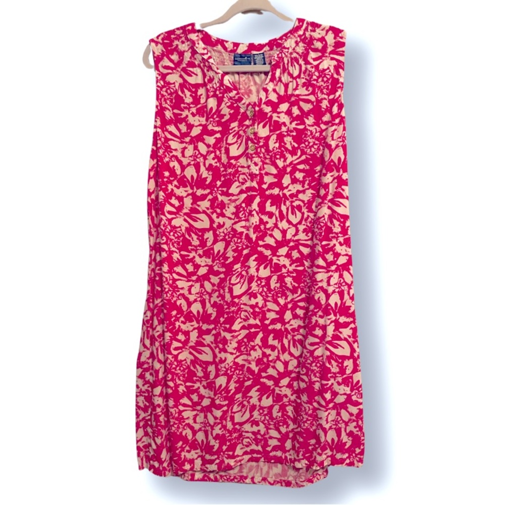 Tropical Floral Print Dress